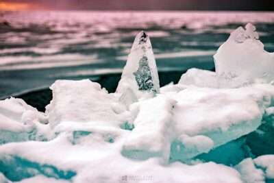 Lake Huron Frozen Ice Gem